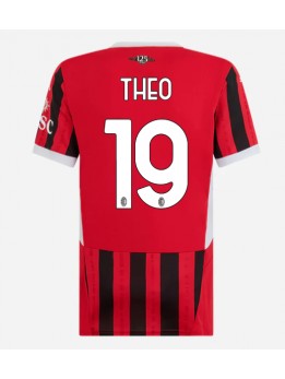 AC Milan Theo Hernandez #19 Replika Hemmakläder Dam 2024-25 Kortärmad